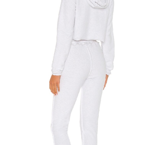 GUIZIO X REVOLVE DG Cropped Hoodie in Heather Grey Size: Medium - Picture 6 of 11